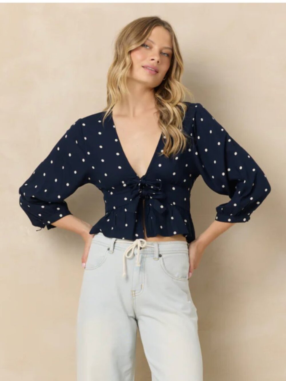 BRAND NEW VINTAGE HAVANA Novelty Long Sleeve BlouseA